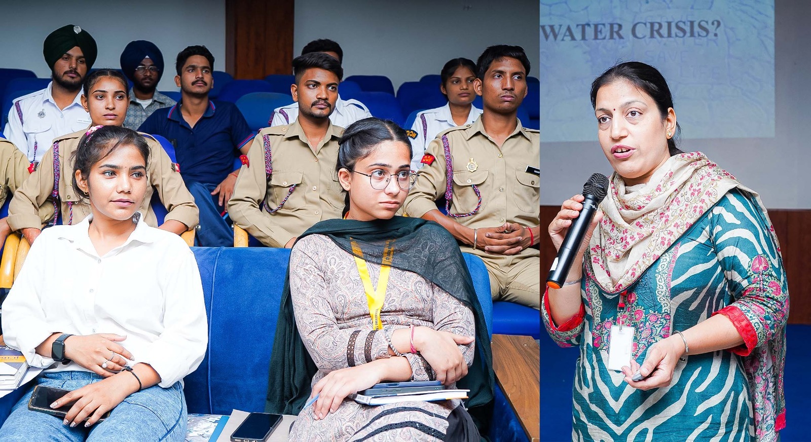 डीबीयू की एनसीसी इकाई ने जल संकट पर जागरूकता कार्यक्रम चलाया